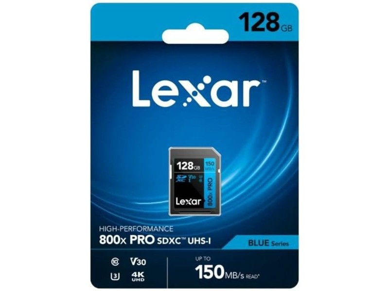 Mикро SD карта памет с адаптер Lexar LSD0800P128G-BNNNG 128 GB