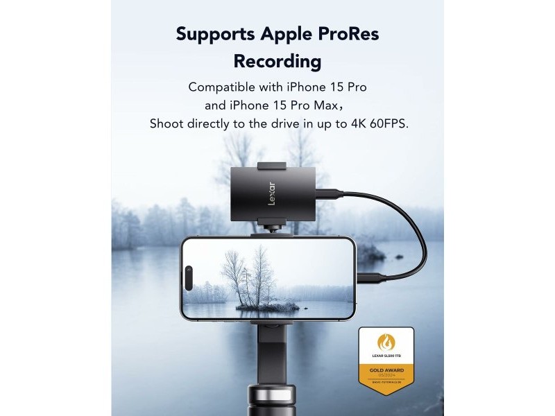 Външен харддиск Lexar LSL500X001T-RNBNG 1 TB SSD 2,5