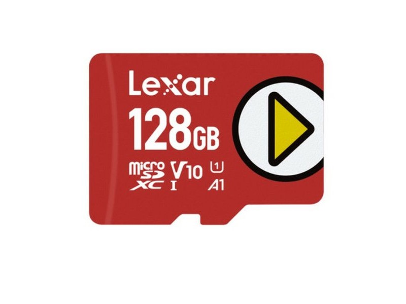 Mикро SD карта памет с адаптер Lexar LMSPLAY128G-BNSNG 128 GB