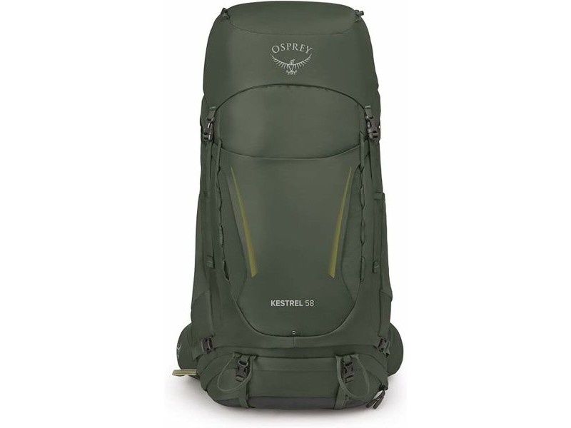Туристическа раница Osprey Kestrel Зелен Каки 58 L
