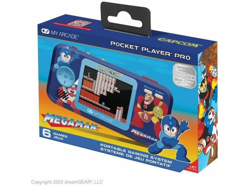 Преносима Конзола за Игра My Arcade Pocket Player PRO - Megaman Retro Games Син