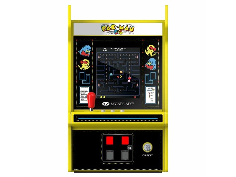 Преносима Конзола за Игра My Arcade Micro Player PRO - Pac-Man Retro Games Жълт