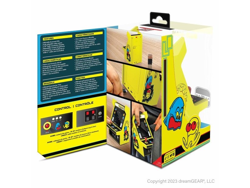 Преносима Конзола за Игра My Arcade Micro Player PRO - Pac-Man Retro Games Жълт