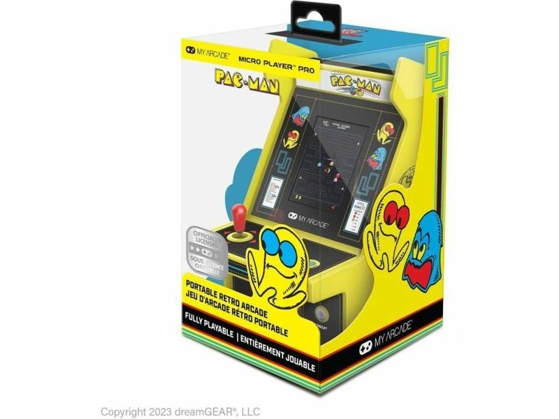 Преносима Конзола за Игра My Arcade Micro Player PRO - Pac-Man Retro Games Жълт
