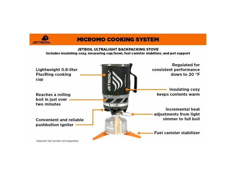 газова печка Jetboil MCMCB-EU