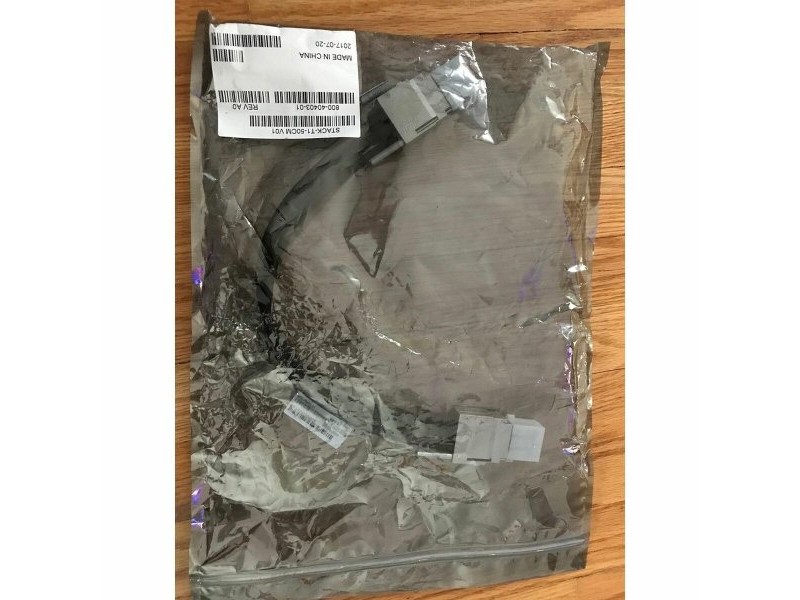 UTP категория 6 твърд мрежови кабел CISCO STACK-T1-50CM= Черен 50 cm