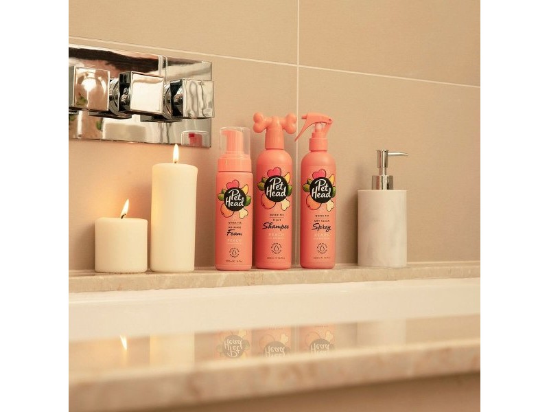 Почистваща Пяна Pet Head Quick Fix Куче Праскова (200 ml)