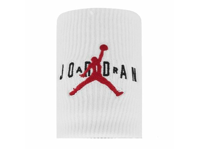 Спортна Лента за Китка Jordan Jumpman Terry Бял Един размер