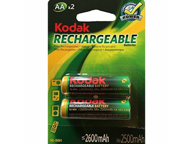 Презареждаща се батерия LR6 Kodak NI-MH 2600 mAh (2 pcs)