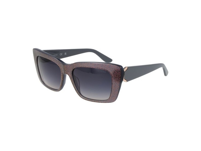 Мъжки слънчеви очила Guess B Сив Сребро Ø 55 mm