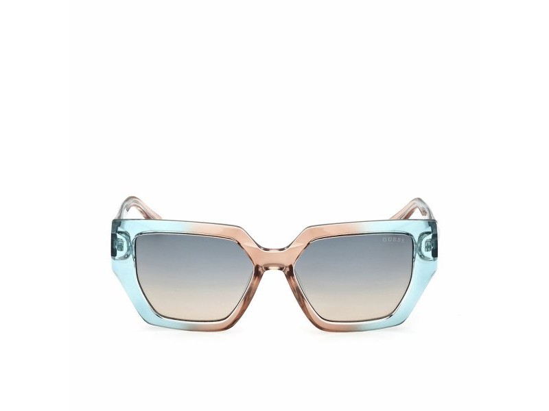 Дамски слънчеви очила Guess P цвят тюркоаз Ø 53 mm