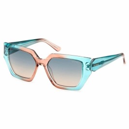 Дамски слънчеви очила Guess P цвят тюркоаз Ø 53 mm