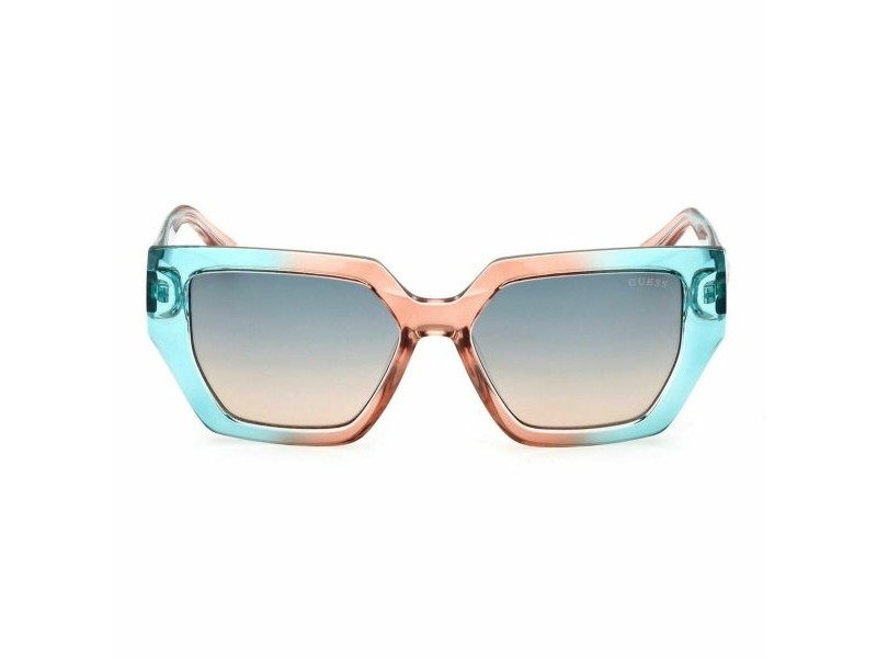 Дамски слънчеви очила Guess P цвят тюркоаз Ø 53 mm