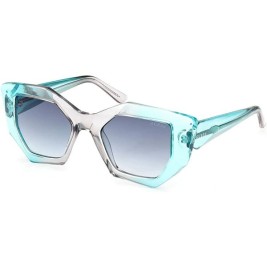 Дамски слънчеви очила Guess GU7897 цвят тюркоаз Ø 50 mm