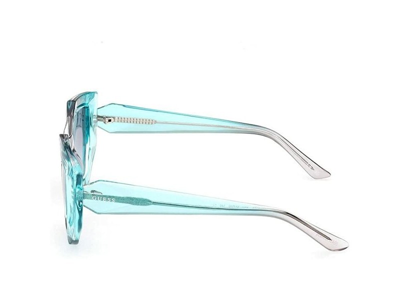 Дамски слънчеви очила Guess GU7897 цвят тюркоаз Ø 50 mm
