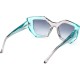 Дамски слънчеви очила Guess GU7897 цвят тюркоаз Ø 50 mm