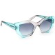 Дамски слънчеви очила Guess GU7897 цвят тюркоаз Ø 50 mm