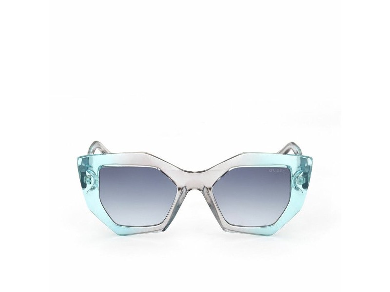 Дамски слънчеви очила Guess GU7897 цвят тюркоаз Ø 50 mm
