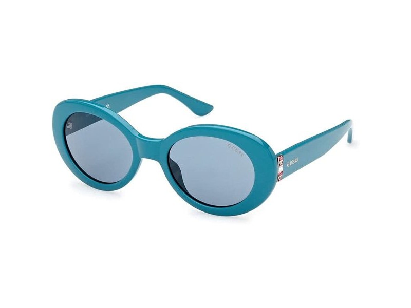 Дамски слънчеви очила Guess GU7904 89V цвят тюркоаз Ø 51 mm