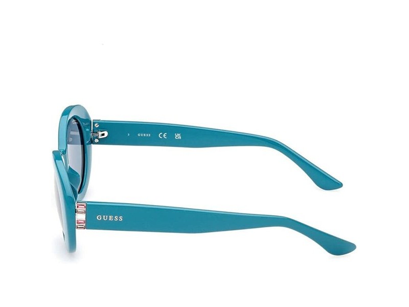 Дамски слънчеви очила Guess GU7904 89V цвят тюркоаз Ø 51 mm