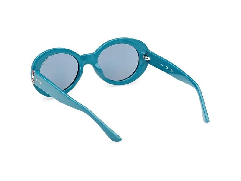 Дамски слънчеви очила Guess GU7904 89V цвят тюркоаз Ø 51 mm