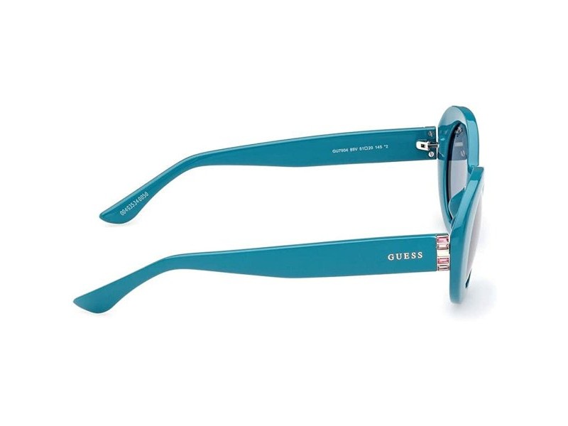 Дамски слънчеви очила Guess GU7904 89V цвят тюркоаз Ø 51 mm
