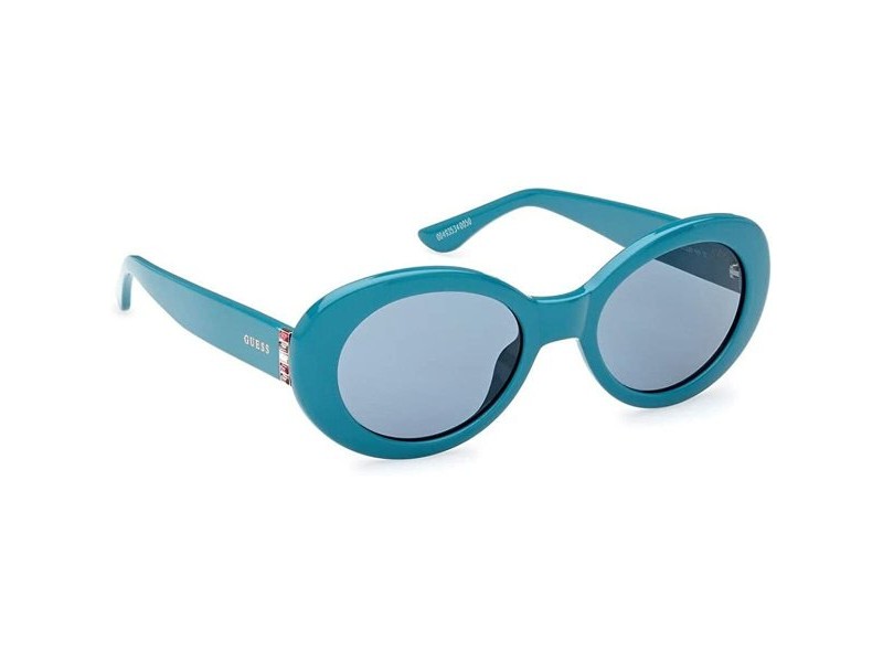 Дамски слънчеви очила Guess GU7904 89V цвят тюркоаз Ø 51 mm