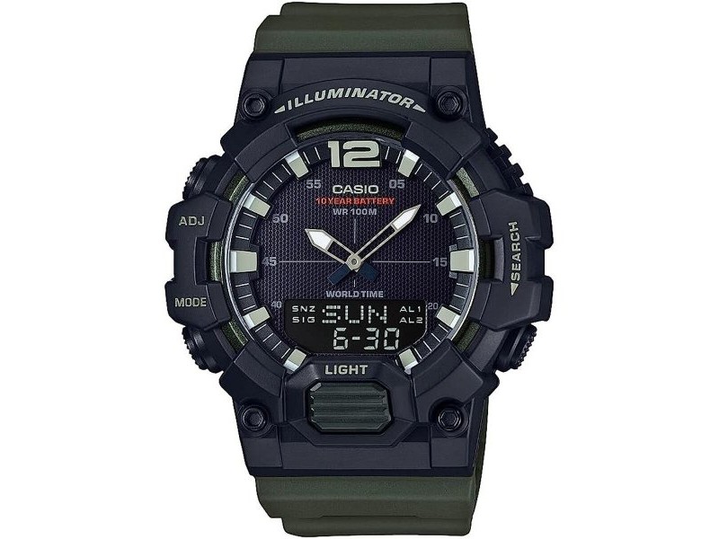 Мъжки часовник Casio ILLUMINATOR BLACK - ARMY GREEN (Ø 48 mm) Мъжки часовник Casio ILLUMINATOR BLACK - ARMY GREEN (Ø 48 mm)