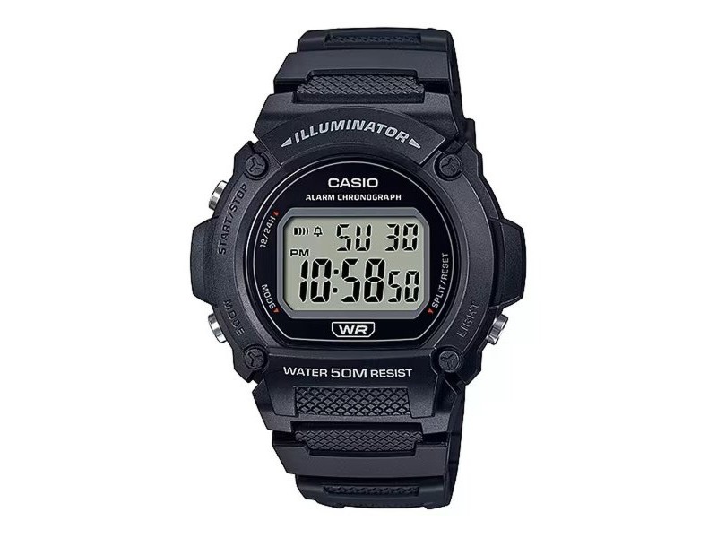 Мъжки часовник Casio W-219H-1AVCF Черен