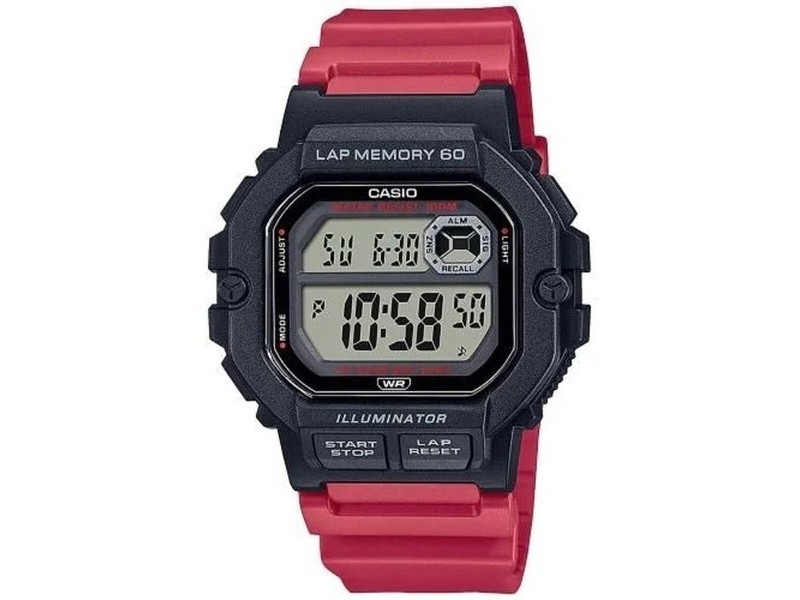 Мъжки часовник Casio ILLUMINATOR Черен (Ø 44,5 mm)