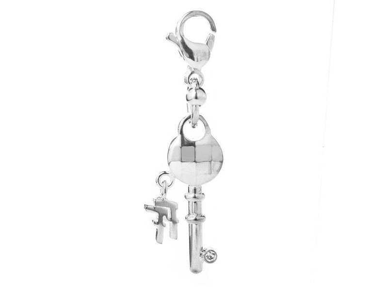 Дамска огърлица Folli Follie 3P1F003C Сив 3 cm