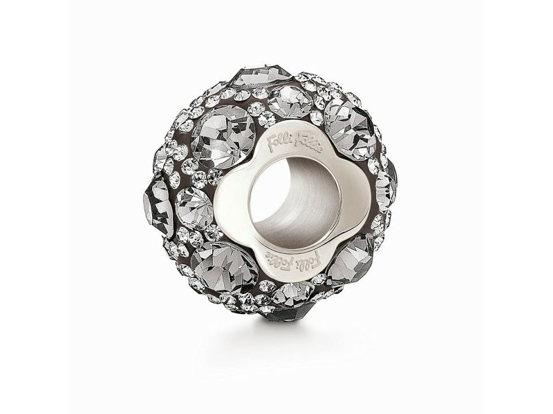 Дамска огърлица Folli Follie 3P13F018A Сив 1 cm