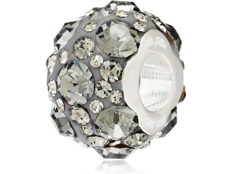 Дамска огърлица Folli Follie 3P13F019A Сив 1 cm