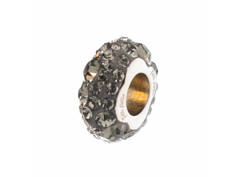 Дамска огърлица Folli Follie 3P13F020A Сив 1,5 cm