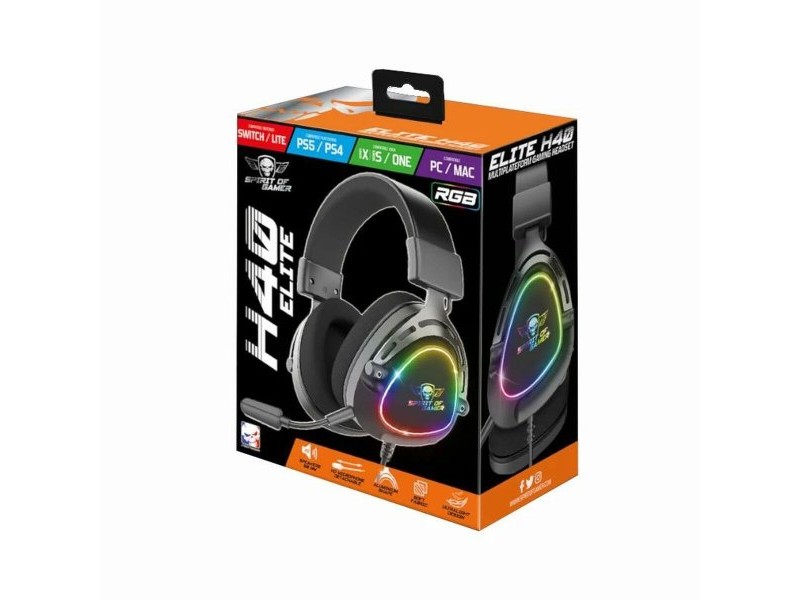 Слушалки за игра с микрофон Spirit of Gamer Elite H-40