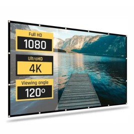 Проектор iggual Pack mini proyector + pantalla 120