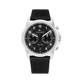 Мъжки часовник Tommy Hilfiger 1710624 Черен (Ø 43 mm)