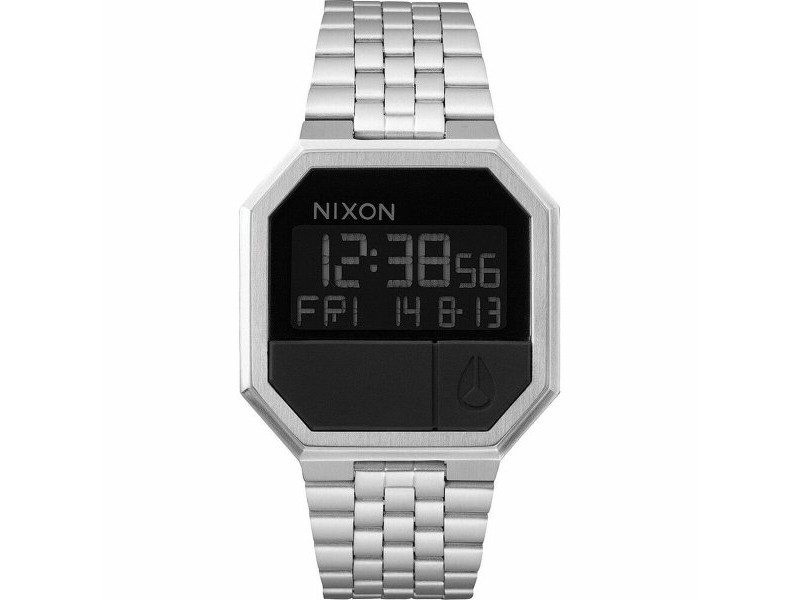 Мъжки часовник Nixon A158000-00 Черен Сребрист