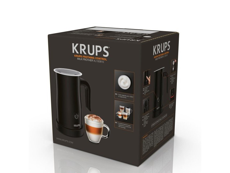 Уред за Разбиване на Мляко на Пяна Krups XL1008 Черен 500 W 150 ml