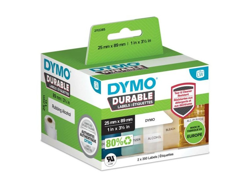 Ламинирана касета Dymo LabelWriter Бял полипропилен Пластмаса