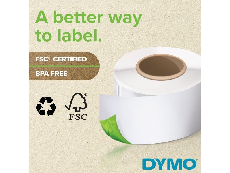 Етикети за принтер Dymo Durable Бял