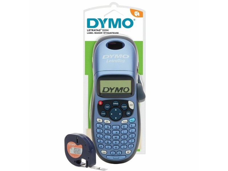 Електрически уред за етикети Dymo LETRATAG LT-100H Син (1 броя)