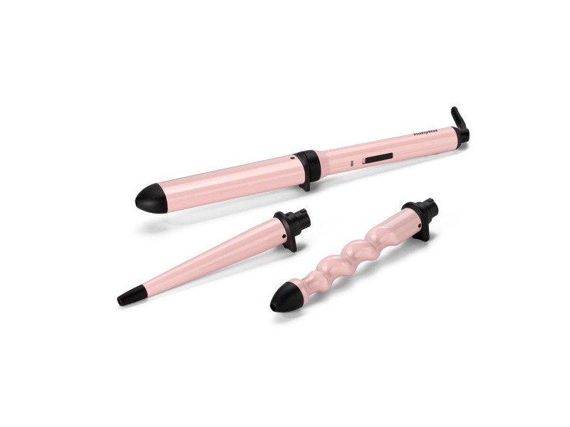Маша за коса Babyliss Curl and Wave Trio Kерамично Розов