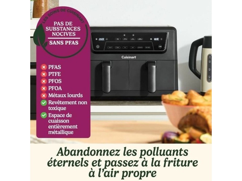 въздушен фритюрник Cuisinart Черен 2400 W
