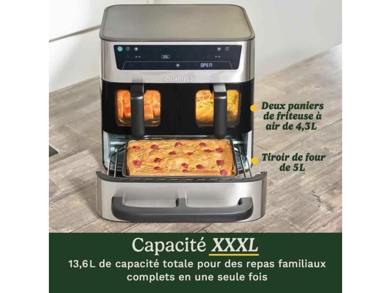 Фритюрник Cuisinart Черен 2400 W