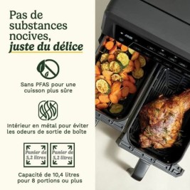 въздушен фритюрник Cuisinart AFD10XBLE Черен 2400 W 10,4 L