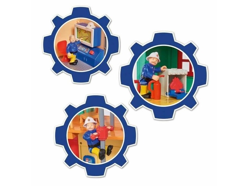 Playset Smoby Caserne de Pompiers Électronique