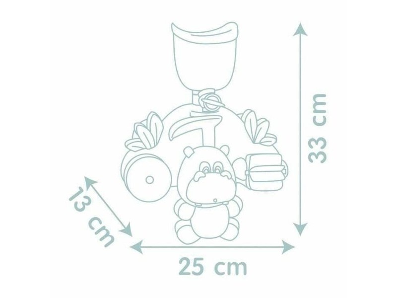 Играчка за Баня Smoby Hippopotamus