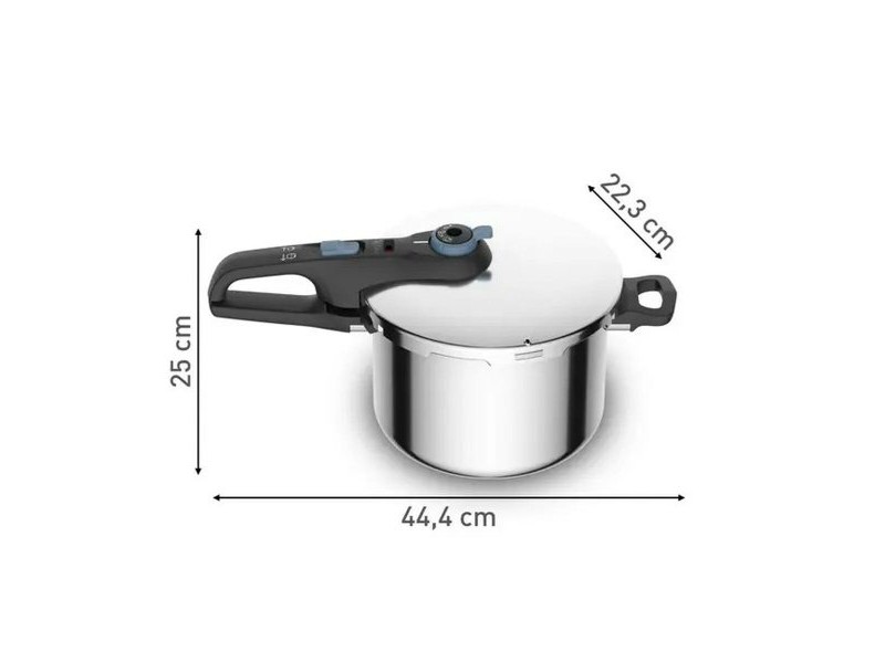 Тенджери Експрес Tefal P2580701 Неръждаема стомана Пластмаса 6 L