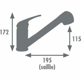 Kitchen Tap Rousseau BAGO Метал